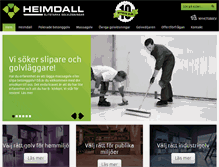 Tablet Screenshot of heimdall.se